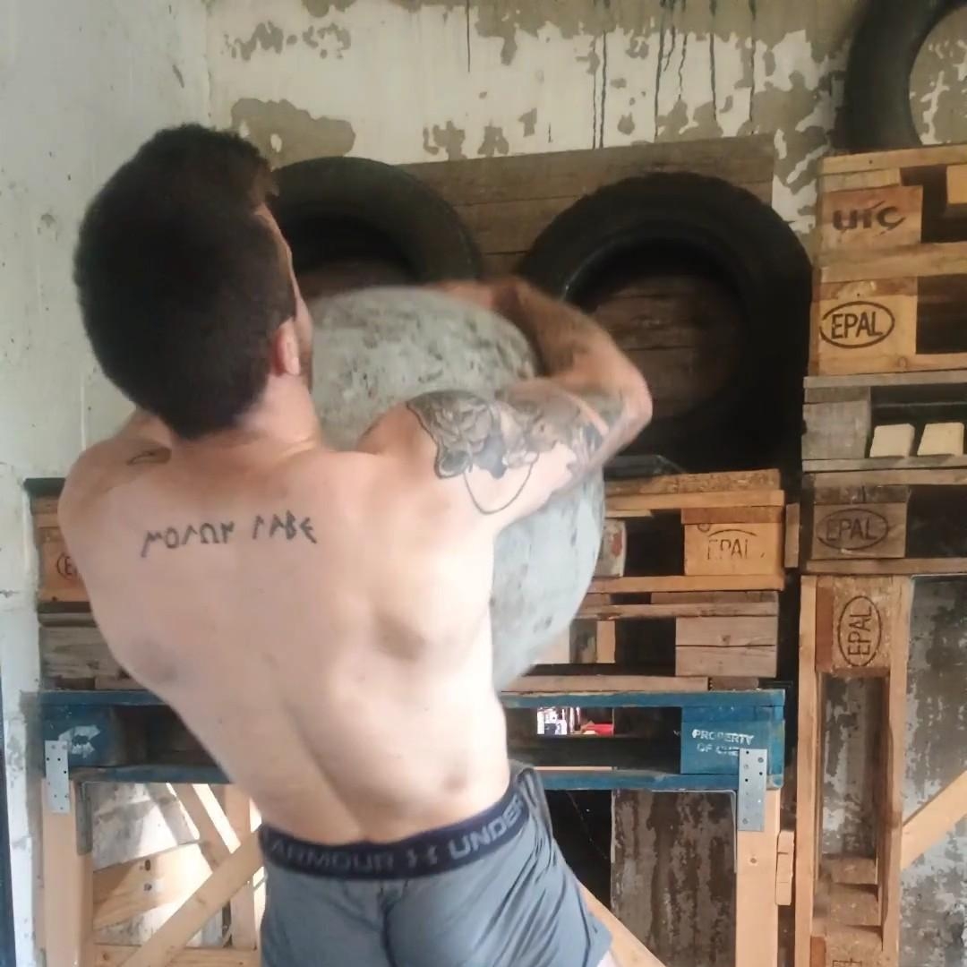 Atlas Stone 126kg over 1m30